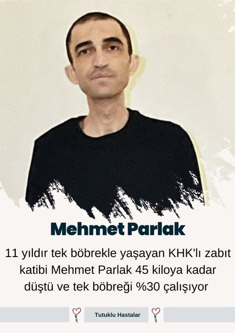 Vera (@skut36679377) on Twitter photo Mehmet Parlak ağır böbrek hastası acil tedavi olması gerekiyor.45 kiloya düştü .
Yardımınıza ihtiyacı var !!
Masum bir insanı zindana mahkum ettiler..
<a href="/cemre_birand2/">Cemre Birand</a> <a href="/avidrissahin/">Av. İdris Şahin</a>
#İşimiziGeriİstiyoruz İzmir Ukrayna Mehmet Parlak ağır böbrek hastası acil tedavi olması gerekiyor.45 kiloya düştü .
Yardımınıza ihtiyacı var !!
Masum bir insanı zindana mahkum ettiler..
<a href="/cemre_birand2/">Cemre Birand</a> <a href="/avidrissahin/">Av. İdris Şahin</a>
#İşimiziGeriİstiyoruz İzmir Ukrayna
