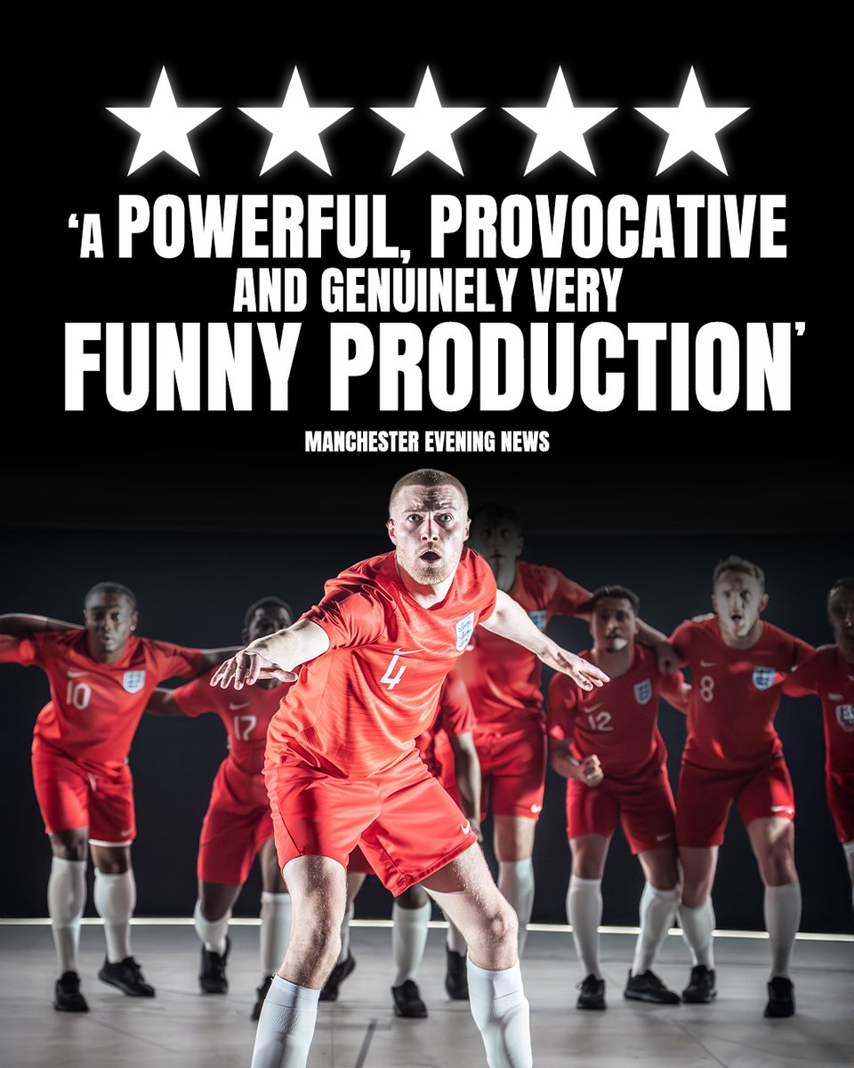 ⭐️⭐️⭐️⭐️⭐️ 'A powerful, provocative and genuinely very funny production' #DearEnglandOnStage