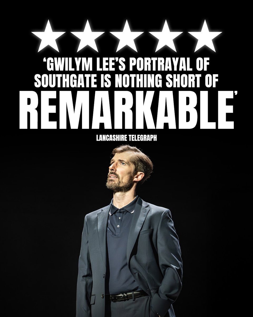 ⭐️⭐️⭐️⭐️⭐️ 'Nothing short of remarkable' #DearEnglandOnStage
