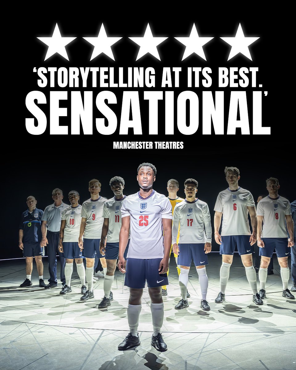 ⭐️⭐️⭐️⭐️⭐️ 'Sensational' #DearEnglandOnStage