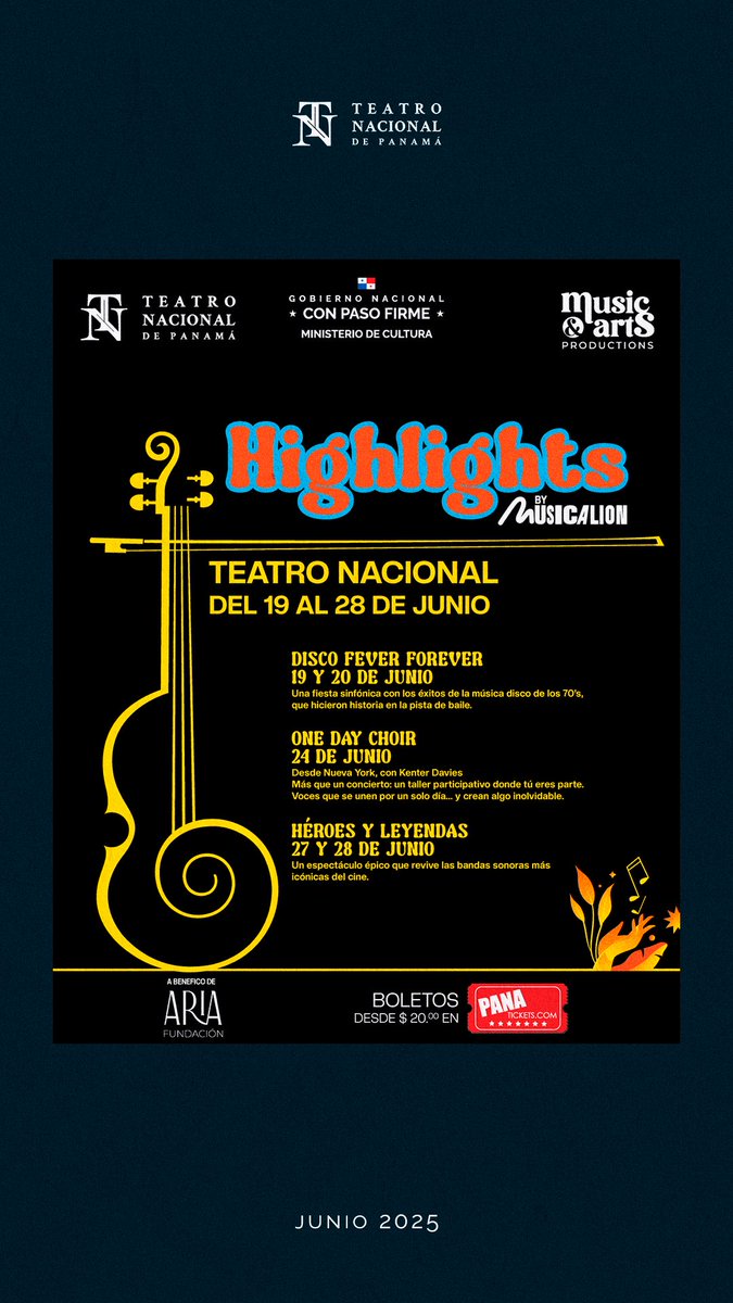 1/3 Damos la bienvenida al mes de Junio y no queremos que te pierdas los espectáculos que tendremos para ti en #ElNacional 
Conoce nuestra cartelera:
-05 al 08 de junio | Una coproducción del Patronato del Teatro Nacional y Full House Entertainment presenta:EL DIARIO DE ANA FRANk