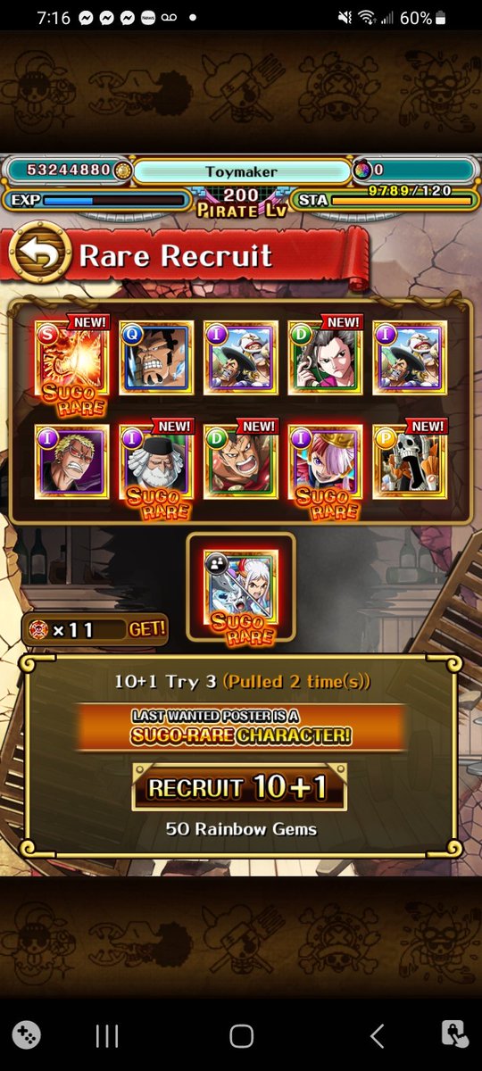 dell_mer's tweet photo. Great pull #StSaturnStarfall #OPTC11th #ONEPIECE #OPTC https://t.co/riq5l5wF73