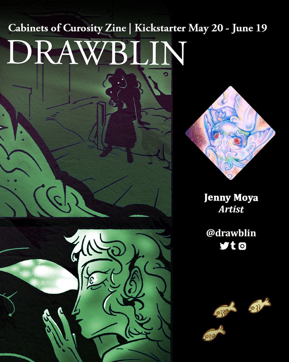 Thanks so much for all the ongoing support 💪

Please check out the link our bio to show some support for our amazing contributor <a href="/drawblin/">Creeping Jenny🪲</a> via KICKSTARTER and get a copy of 「CABINETS OF CURIOSITY」for yourself!

tinyurl.com/yw3w2wh3