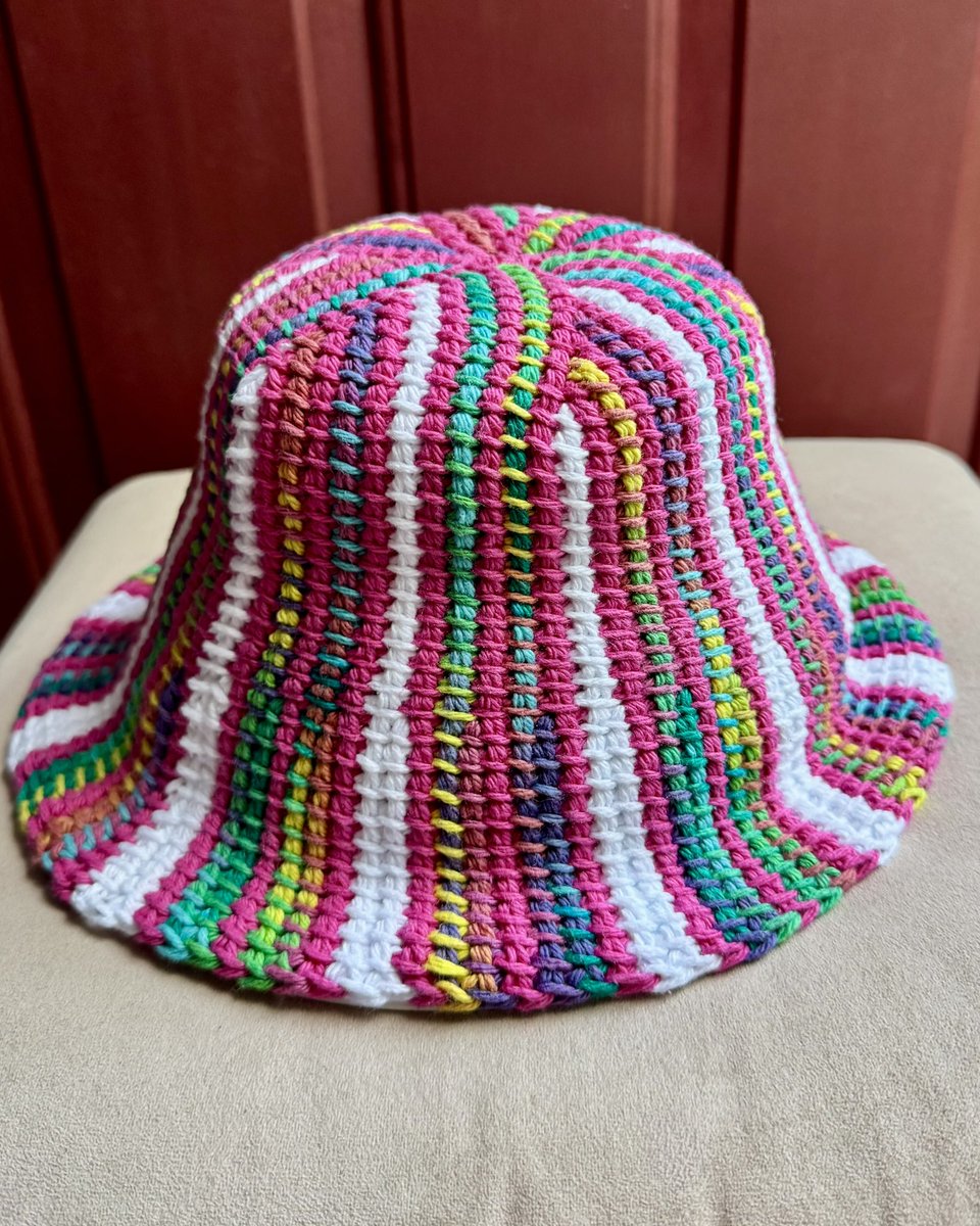 kingdandelions's tweet photo. 🌈 Made with Pride, by a queer creator!
My handmade crochet bucket hats can be customized with up to 12 colors—your flag, your vibe, your rainbow.🧶✨

Show off your identity &amp; stay cool this summer 💖
🧢 Order here: https://t.co/onOb3MEXcJ

#Pride #QueerOwned #Crochet #ShopSmall https://t.co/kaMYdpMd1q