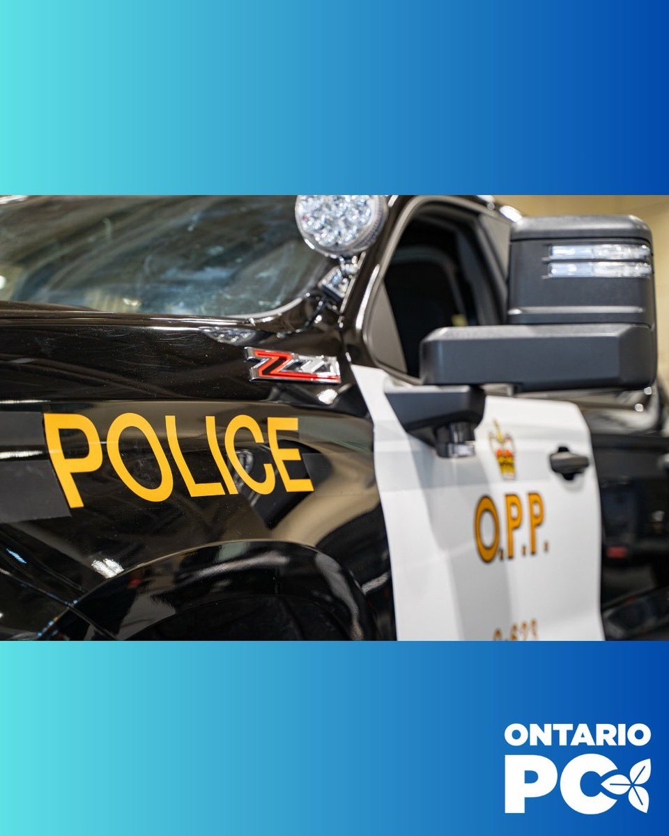 Ontario’s PC government is building 12 new OPP detachments across the province and a regional HQ in Thunder Bay—modern facilities to help police fight crime and keep communities safe.

ontariopc.ca/ontario-pcs-in…