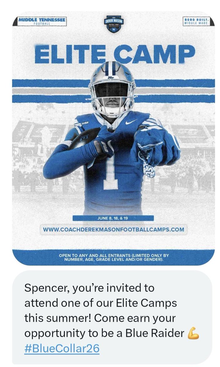 $pencer E.J (@j_spencer08) on Twitter photo Thank you <a href="/MTFB_Recruiting/">Middle Tennessee Football Recruiting</a> <a href="/CoachDerekMason/">Derek Mason</a> <a href="/MT_FB/">Middle Tennessee Football</a> for the invite. #BlueCollar <a href="/TonyRichh/">Coach Aj</a> <a href="/BHS_WILDCATS_FB/">Bolton Football</a> <a href="/morganjohs_123/">Morgan Johnson</a> <a href="/1chloeflowers/">chloe flowers</a> <a href="/DarriusBaldwin3/">Ham’s island🏝️</a> <a href="/cothran_vidale/">vidale cothran</a> Thank you <a href="/MTFB_Recruiting/">Middle Tennessee Football Recruiting</a> <a href="/CoachDerekMason/">Derek Mason</a> <a href="/MT_FB/">Middle Tennessee Football</a> for the invite. #BlueCollar <a href="/TonyRichh/">Coach Aj</a> <a href="/BHS_WILDCATS_FB/">Bolton Football</a> <a href="/morganjohs_123/">Morgan Johnson</a> <a href="/1chloeflowers/">chloe flowers</a> <a href="/DarriusBaldwin3/">Ham’s island🏝️</a> <a href="/cothran_vidale/">vidale cothran</a>