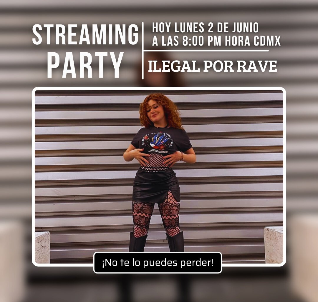 — Hola felinxs 🦁 Hoy Lunes 2 de Junio, haremos un Streaming Party 💃 de 'Ilegal' por RAVE a las 8:00 PM (hora CDMX) 🕘

Para unirte, solo necesitas descargar la app 📲 'RAVE' (El link se compartirá minutos antes).

¡No te lo puedes perder! 🎶

<a href="/briggi_bozzooo/">Briggi Bozzo</a> #BriggitteBozzo
