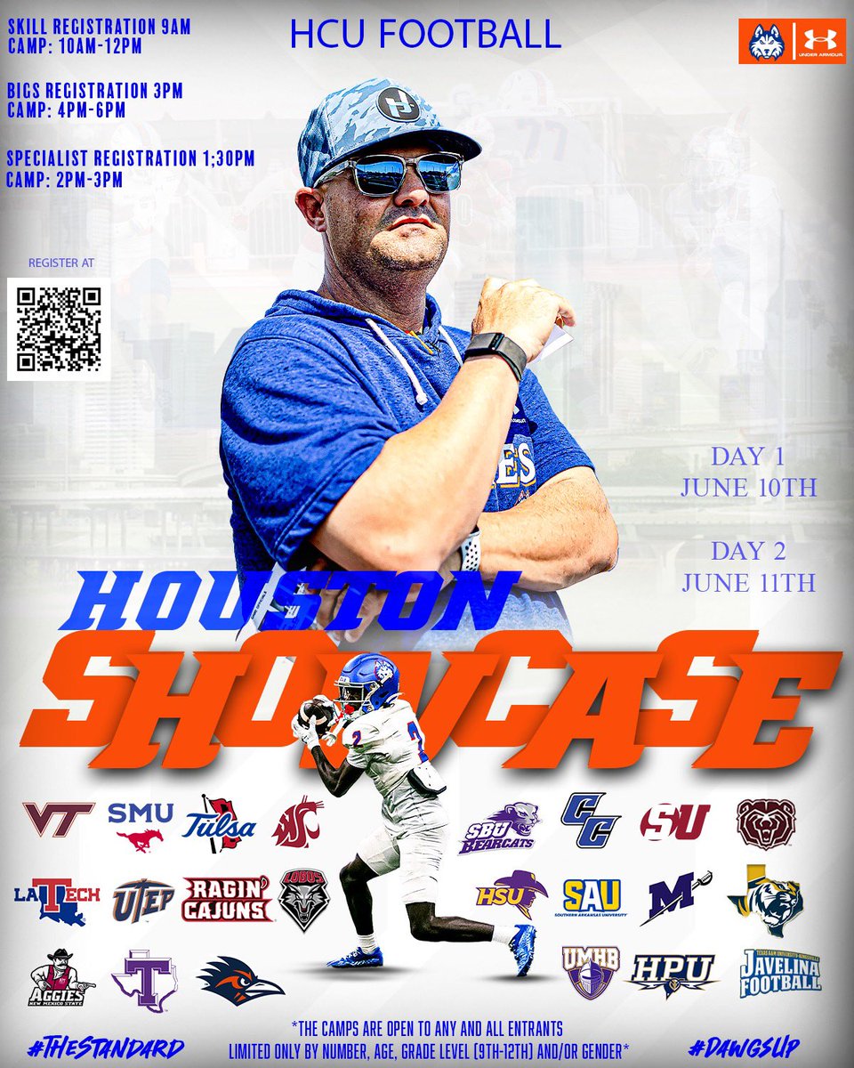 Coach Jason Bachtel (@hcucoachbachtel) on Twitter photo We are 1 week away from!!
Excited to see guys compete!!
We have a lot of Great Coaches and Staffs joining us, more are joining as we get closer.
Come on out and showcase your talent.
huskyfbcamps.com
<a href="/HCUFootball/">HCU Football</a> We are 1 week away from!!
Excited to see guys compete!!
We have a lot of Great Coaches and Staffs joining us, more are joining as we get closer.
Come on out and showcase your talent.
huskyfbcamps.com
<a href="/HCUFootball/">HCU Football</a>
