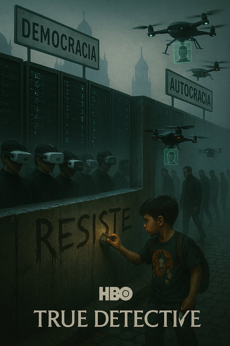 jcwarcry1's tweet image. 🛑 *&quot;Bienvenidos al Muro de los Servidores* 🇪🇺  
Lado Oeste: Adictos a Meta VR  
Lado Este: Vigilados por drones chinos  
Y esa raya en el cemento? El último chip europeo roto  

#DistopíaReal #TechColdWar #ResistenciaDigital