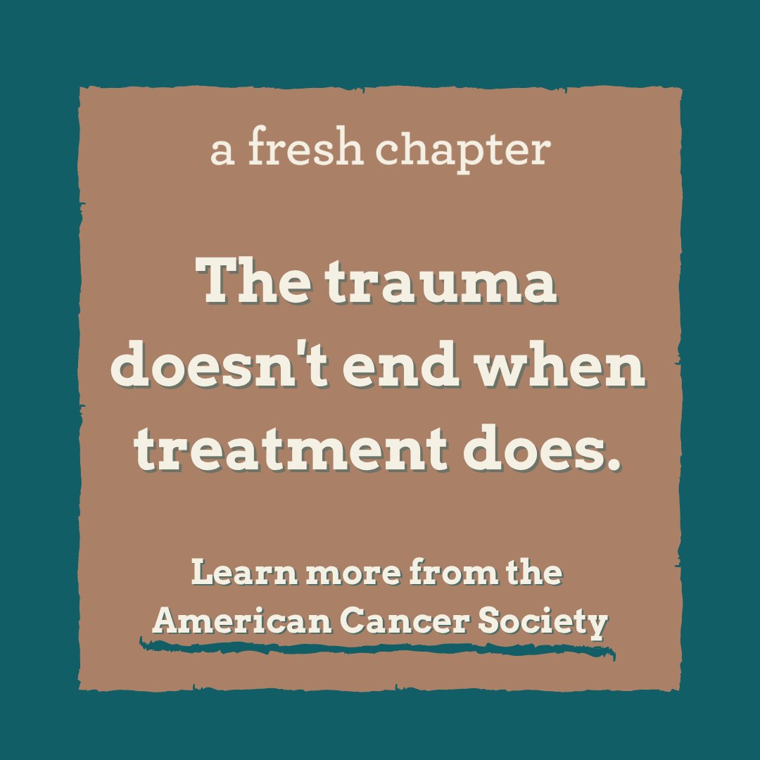 A Fresh Chapter (@afreshchapter) on Twitter photo #PTSDAwarenessDay shines a light on an often overlooked reality: 1 in 3 people impacted by cancer experience PTS or PTSD, including caregivers. This <a href="/AmericanCancer/">American Cancer Society</a> resource explains what to look for and how to get help. Worth a read. Worth sharing. cancer.org/cancer/survivo… #PTSDAwarenessDay shines a light on an often overlooked reality: 1 in 3 people impacted by cancer experience PTS or PTSD, including caregivers. This <a href="/AmericanCancer/">American Cancer Society</a> resource explains what to look for and how to get help. Worth a read. Worth sharing. cancer.org/cancer/survivo…