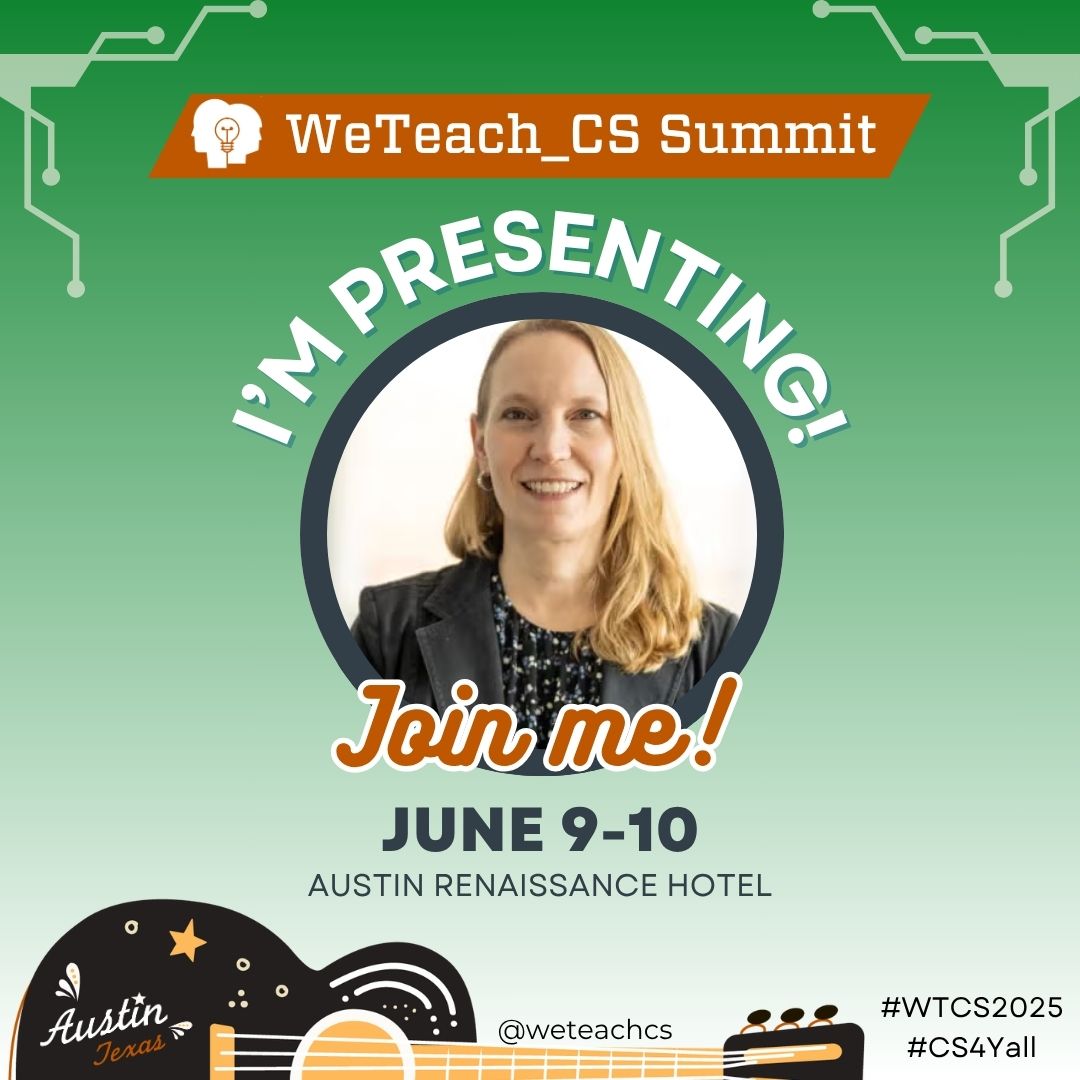 CosmicAI_Inst's tweet image. CosmicAI PI and Director Stella Offner will be a keynote speaker at the WeTeach_CS Summit 2025 Tuesday, June 10th. She will be talking about &quot;Forming Stars Inside Supercomputers!”

Learn more weteachcssummit2025.sched.com/event/1yO41/pl… @weteachcs #WTCS2025