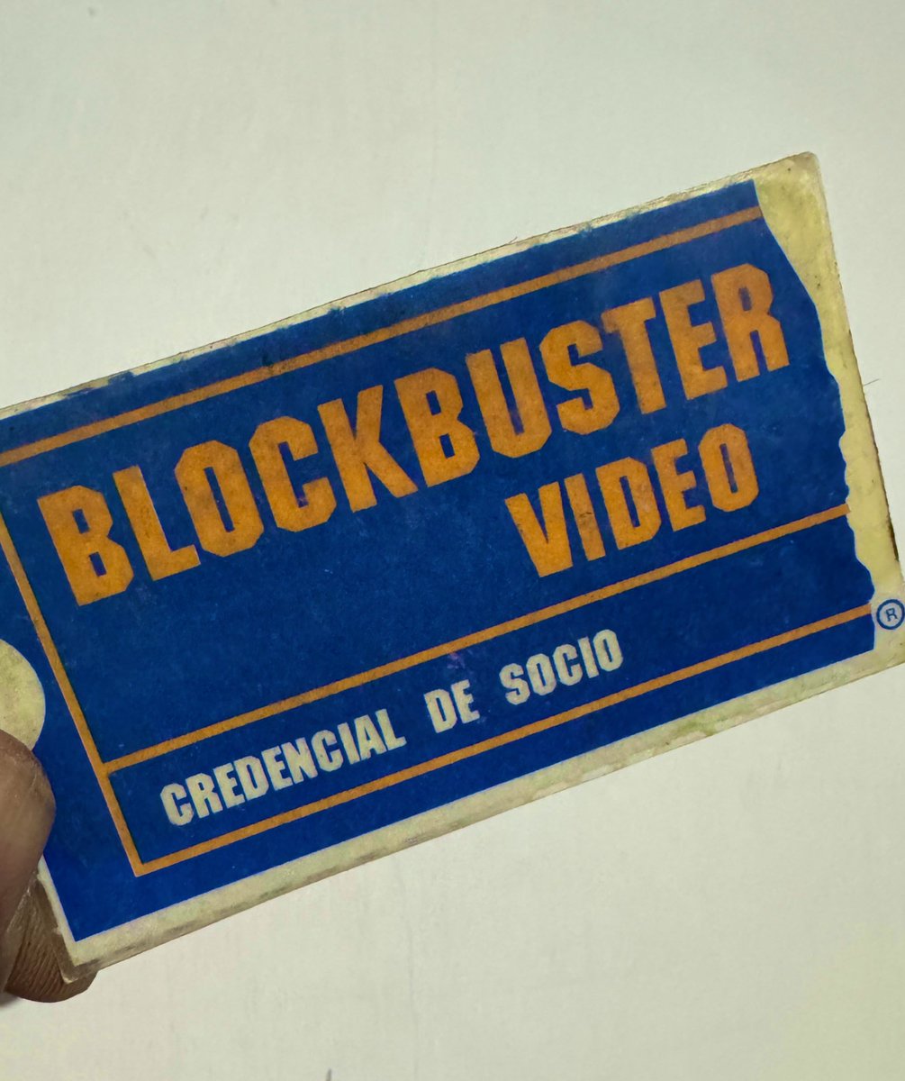 Vam1005's tweet image. Encontré esta joyita ! 😍 #Blockbustervideo