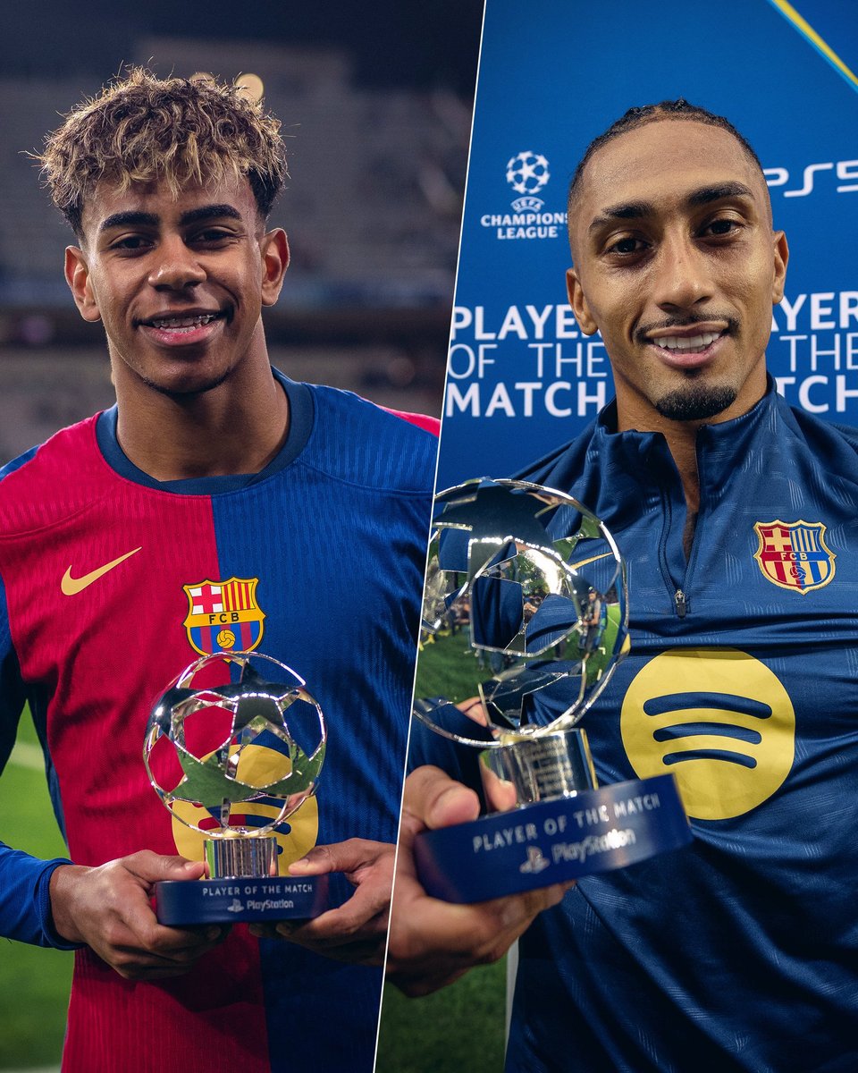 👏ラミン・ヤマルとハフィーニャ、@UCLJapan のベストイレブン！ 🌟🌟