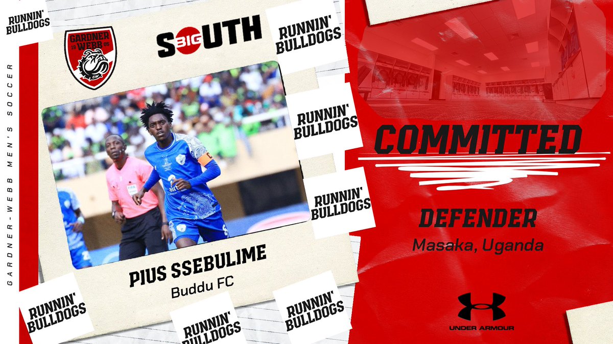💥GWU Recruiting Class 2025💥

The Bulldogs add the Uganda defender, Pius Ssebulime from Buddu FC. The defender is a former U23 Uganda national team player.

Welcome, Pius! 🐶⚽️🦴

#BornToRun🐾 #SkoDawgs🦴