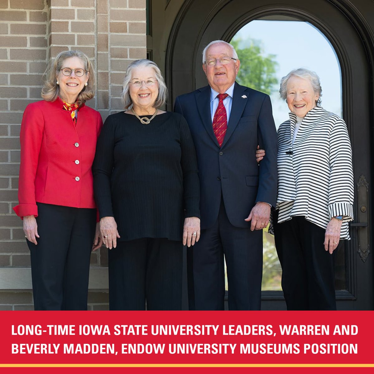 Thank you to Warren and Beverly Madden for their generous gift to endow the University Museums director and chief curator position at Iowa State! Learn more here:bit.ly/3Z8yQeO