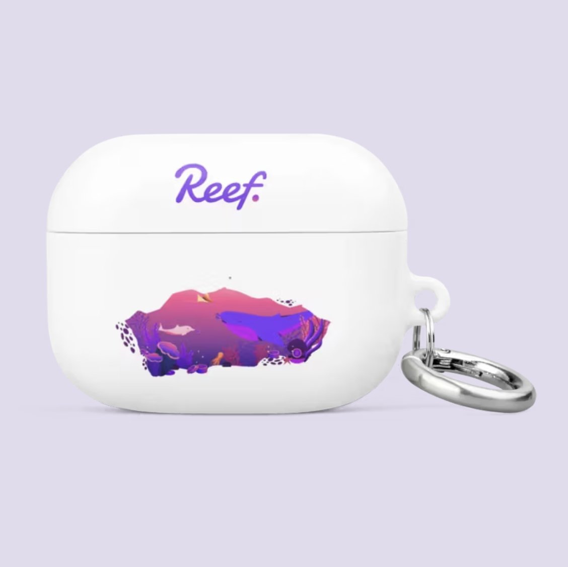 ReefModa's tweet photo. Dive into style with our premium polycarbonate AirPods case, featuring a vibrant underwater reef design. It absorbs impacts, and is compatible with wireless chargers! The case comes with a metal carabiner for easy carrying. Link 👇👇 https://t.co/u38A9iCXqw