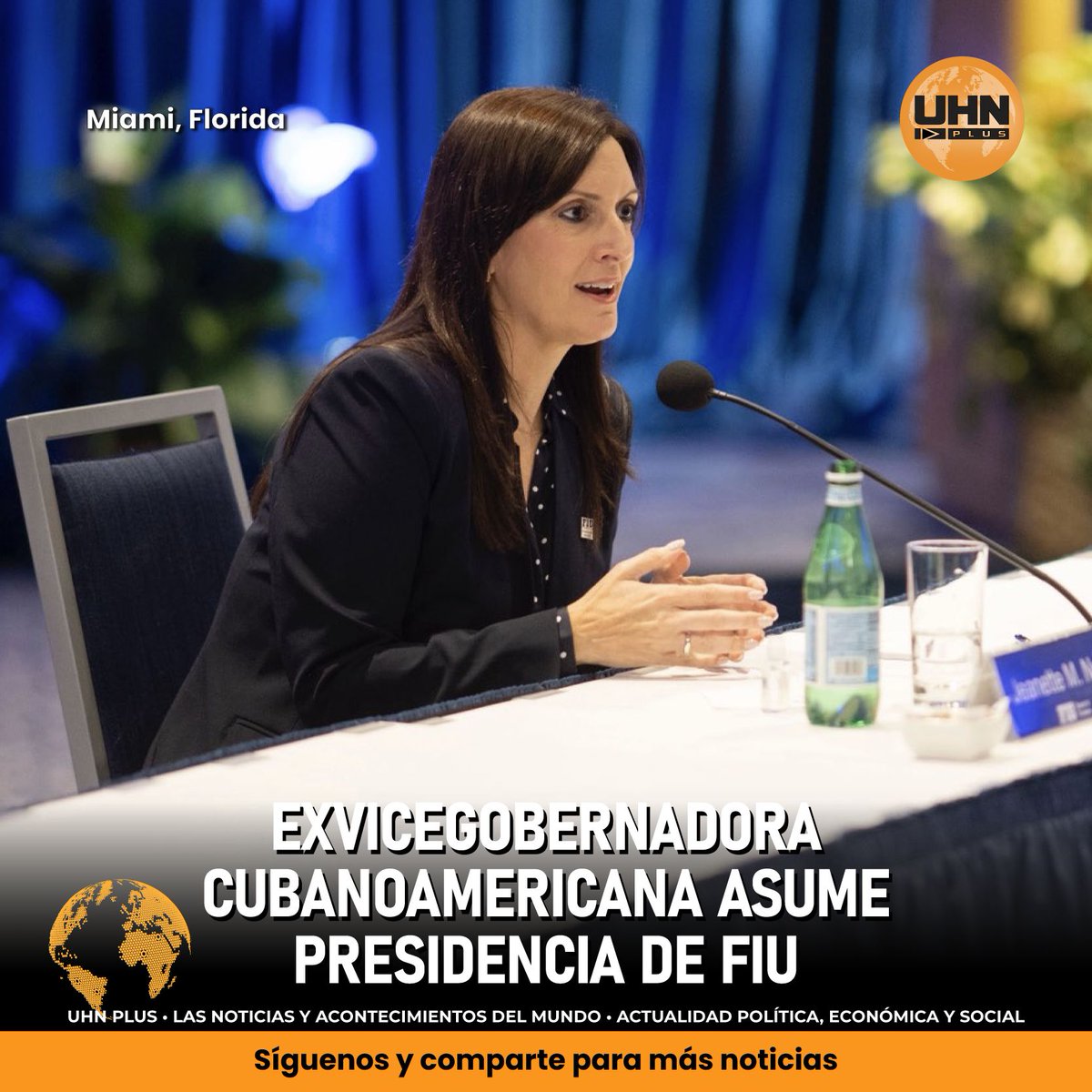 🇺🇸 | Jeanette Nuñez, política republicana de origen cubano y exvicegobernadora de Florida, fue nombrada presidenta de la Universidad Internacional de Florida (FIU), convirtiéndose en la primera mujer y exalumna en liderar la institución.
