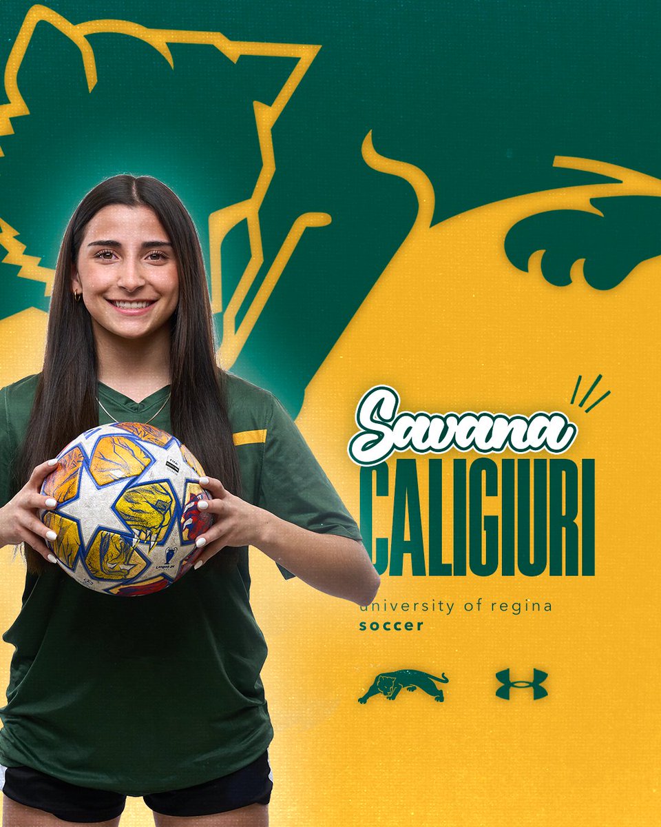 Savana Caligiuri has committed to the Cougars! 

A forward from Winnipeg South End United and J.H. Bruns Collegiate, Savana was also part of Manitoba’s Regional Excel Centre and will enroll in the U of R’s Faculty of Kinesiology &amp; Health Studies 😻