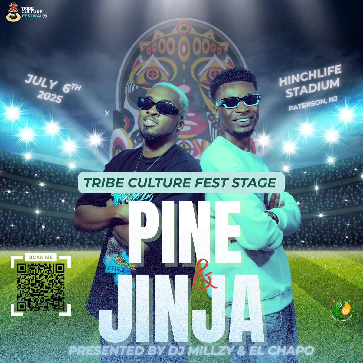 Pine &amp; Jinja is coming to Tribe Culture Fest!🇺🇸 This July! 🌍✨ Don’t miss this cultural celebration of music, art, and community!