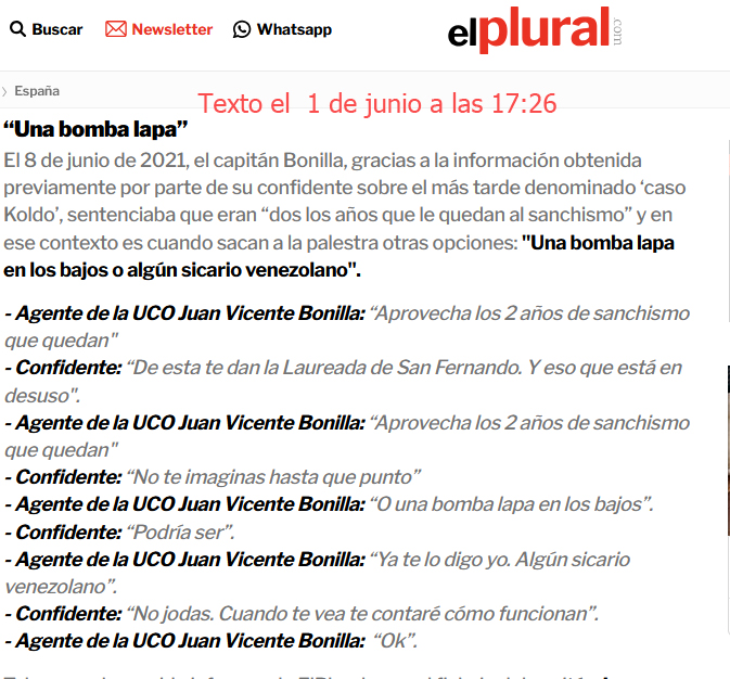 Mariluz Congosto (@congosto.bsky.social) (@congosto) on Twitter photo 7/ No han rectificado ni pedido disculpas:
Hasta este momento <a href="/LaHoraTVE/">La Hora de La 1</a> y su presentadora <a href="/SIntxaurrondo/">Silvia Intxaurrondo</a>
<a href="/El_Plural/">El Plural</a> sibilinamente cambió el contenido del artículo sin fe de erratas 7/ No han rectificado ni pedido disculpas:
Hasta este momento <a href="/LaHoraTVE/">La Hora de La 1</a> y su presentadora <a href="/SIntxaurrondo/">Silvia Intxaurrondo</a>
<a href="/El_Plural/">El Plural</a> sibilinamente cambió el contenido del artículo sin fe de erratas