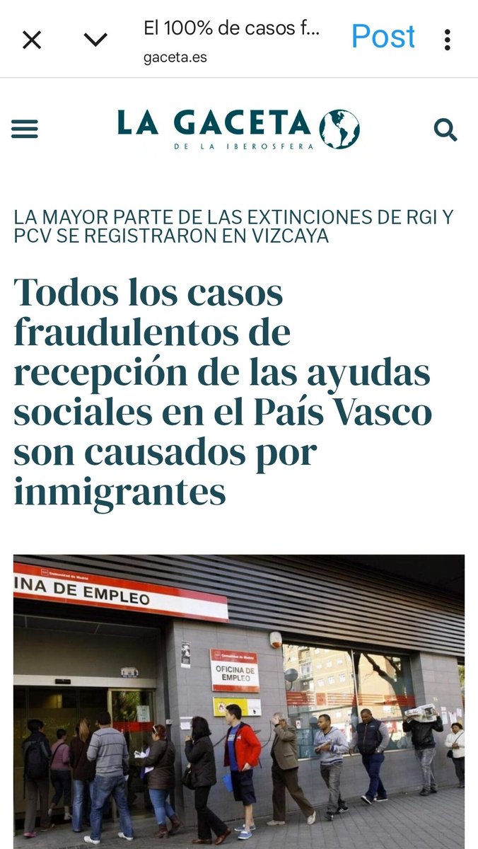Qué locura. Pero si a mí me habían dicho en El Diario que VOX se lo inventaba.

El 52,6% de las inspecciones llevadas a cabo son fraudulentas y todas cometidas por inmigrantes.