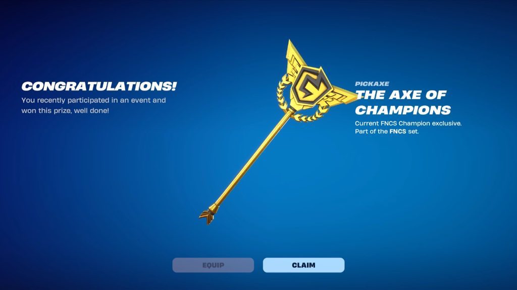 Who comes to mind when seeing this pickaxe?