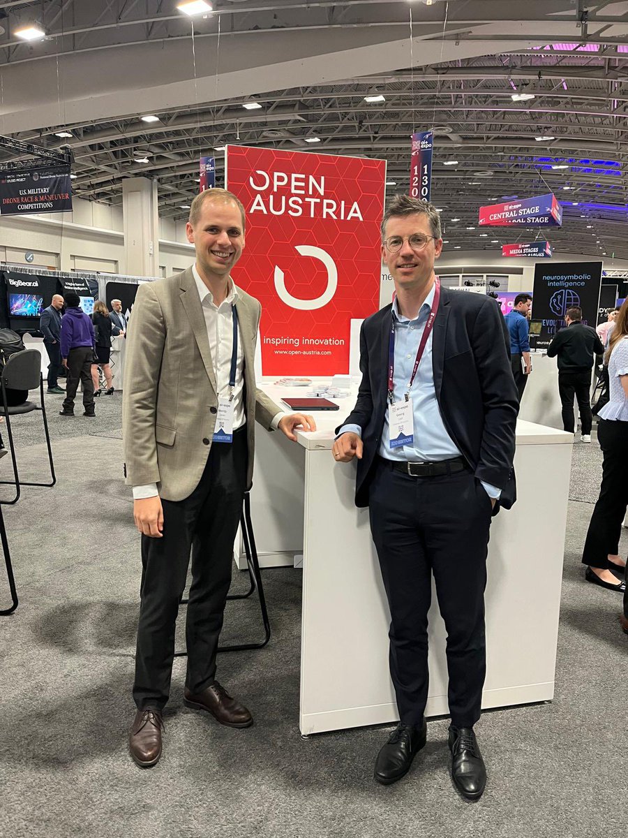 📍 OPEN AUSTRIA East Coast is at #AIExpo+ at the Walter E. Washington Convention Center inWashington, DC!

Come visit us at booth 1336 from June 2–4 to explore 🇦🇹 innovation in AI and transatlantic tech collaboration.
 
#AI #Innovation #AustriainUSA #TransatlanticTech