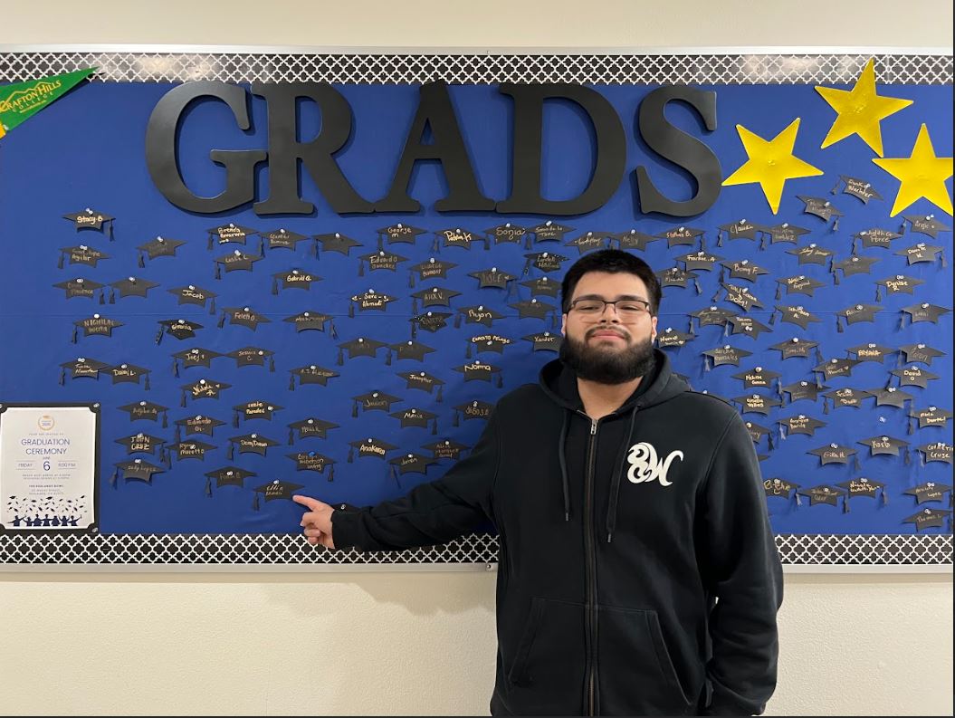 Welcome to the Grad Board, Eddie! You did it!

#thisisRUSD #AEmatters #RedlandsAdultSchool