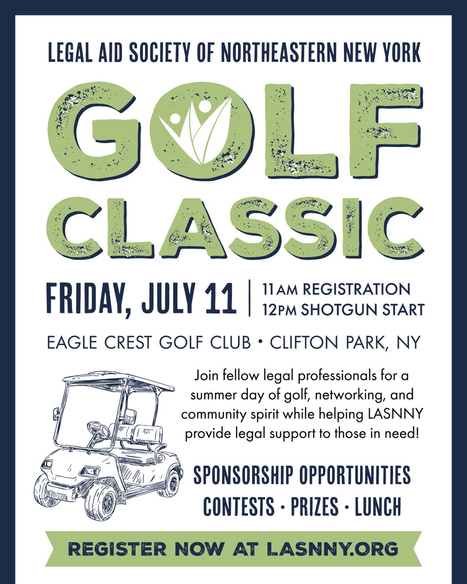 LASNNY's tweet image. ⛳ Sponsor the 2025 LASNNY Golf Classic! ⛳

Multiple sponsorship levels available to fit every budget. Ready to tee up for justice?

Sign up today! bit.ly/GolfClassicSpo…

#LASNNYGolfClassic #CorporateSponsorship #NetworkingForGood