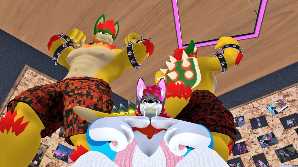 Two Sexy Bowser Papagens and a Horny Dragon Mamagen,what's the worst that could happen?👉👈✨🩷

The Bowser Papagens: <a href="/Hachi_Doggo/">HachiDoggo</a> &amp; Xer"
#MamagenMonday #Mamagen #Papagen #GhostlyShark