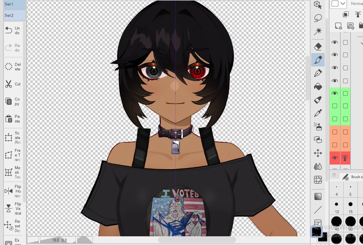 i want extra hairstyles and toggles !! ponytail or pigtails?? 🤔#vtuber ⋅ #envtuber