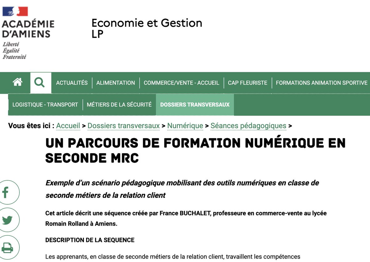 éduscol Eco Gestion (@eduscol_eg) on Twitter photo 📢 #Édubase : Plongez vos élèves de 2nde MRC dans un scénario métier au zoo d’Amiens proposé par l'<a href="/AcAmiens/">Académie d'Amiens</a>. Une séquence de 5h avec parcours numérique, missions interactives et ressources intégrées pour développer les compétences professionnelles.
👉 edubase.eduscol.education.fr/fiche/22440 📢 #Édubase : Plongez vos élèves de 2nde MRC dans un scénario métier au zoo d’Amiens proposé par l'<a href="/AcAmiens/">Académie d'Amiens</a>. Une séquence de 5h avec parcours numérique, missions interactives et ressources intégrées pour développer les compétences professionnelles.
👉 edubase.eduscol.education.fr/fiche/22440