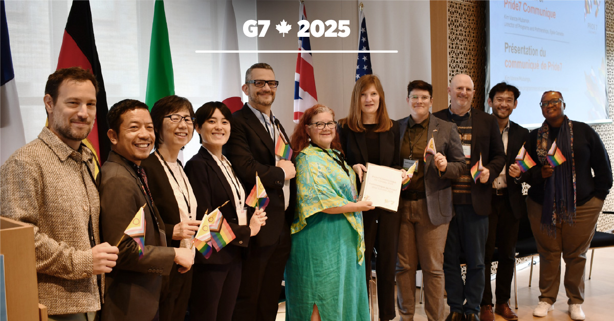 Last week, the independent #Pride7 (P7) engagement group met to share their recommendations with the #G7. The #P7 brings together LGBTQIA+ civil society organizations from G7 countries and beyond to advance equality and inclusion.

#G7Kananaskis2025 #G7 #PrideMonth