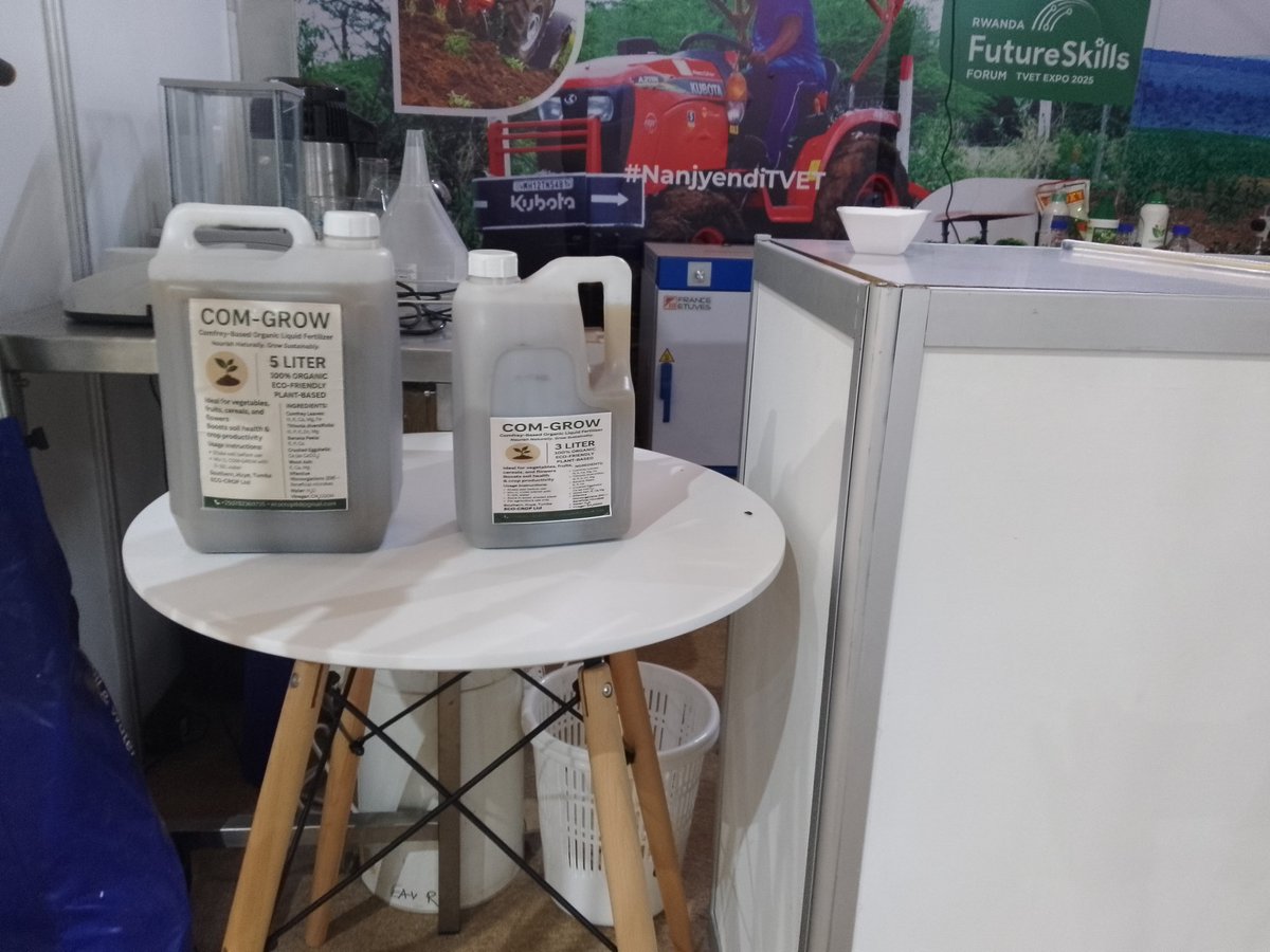 Eco_Crop's tweet image. ECO CROP Ltd proudly showcased COM GROW at the TVET Expo 2025!
Empowering farmers with organic solutions for healthier soils and better harvests. 🌿💪
#TVETExpo2025 #COMGROW #OrganicFarming #AgriInnovation

A big day for ECO CROP Ltd at the TVET Expo!
We introduced COM GROW