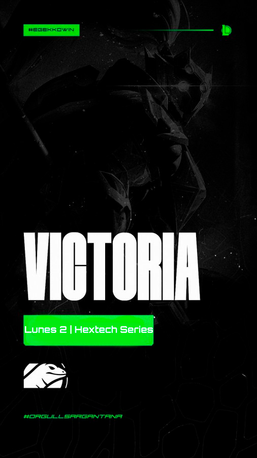 eGekko (@egekko_) on Twitter photo 🟢#VICTORY
Asegurando los play-off, ni tuvimos que jugar😎
¡GG! <a href="/SportiaRiders/">KHORE GAMING x SPORTIA RIDERS</a>
#SempreSargantana💚🦎 🟢#VICTORY
Asegurando los play-off, ni tuvimos que jugar😎
¡GG! <a href="/SportiaRiders/">KHORE GAMING x SPORTIA RIDERS</a>
#SempreSargantana💚🦎