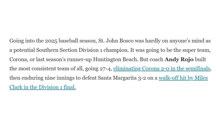 edwardtorre's tweet photo. A "surprise no more"... #BoscoBaseball #RingThem ๐#CIFSSChampions
@SJBoscoBaseball @sjbathletics @JackChamplin7 @MilesClark_12 @CoachAndyRojo @razo19264 @trevor_heishman @julian_mgarcia @micah_taguiam @GCervantes562 @noah_k_perez @NonoEverly @Cole_Knupfer08 @AidenOlguin https://t.co/TrVeJN2vhO