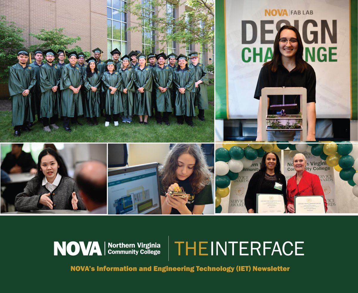Great stories and opportunities our latest newsletter: conta.cc/3Fzkr4C. Highlights include <a href="/NOVAcommcollege/">NOVAcommcollege</a> ET Career Scholars graduate and get internships, Design Challenge winners, student/faculty spotlights, scholarships, and more! <a href="/InDemandTech/">InDemand Infotech</a>
