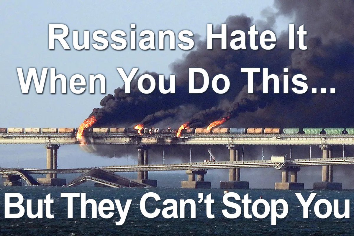 Kerch bridge on fire! Putler is terrified! Kerch bridge on fire! 🤣🤣🔥