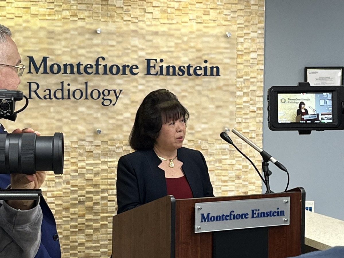 Michael Cabana, MD (@cabanam) on Twitter photo Great to see <a href="/JudyYeeMD/">Judy Yee</a>, Chair of Radiology at <a href="/MontefioreNYC/">Montefiore Health System</a> & <a href="/EinsteinMed/">Albert Einstein College of Medicine - Official</a> open a new Radiology Center in the #Bronx!
<a href="/BronxDocs/">Bronx County Medical Society</a> <a href="/bronxtimes/">Bronx Times</a> <a href="/EinsteinPath/">Einstein Montefiore Pathology</a> <a href="/RFK_Center/">Rose F. Kennedy Center @ Montefiore Einstein</a> <a href="/MontePsych/">Montefiore Psychiatry and Behavioral Sciences</a> <a href="/MontefioreID/">Montefiore & Einstein ID</a> Great to see <a href="/JudyYeeMD/">Judy Yee</a>, Chair of Radiology at <a href="/MontefioreNYC/">Montefiore Health System</a> & <a href="/EinsteinMed/">Albert Einstein College of Medicine - Official</a> open a new Radiology Center in the #Bronx!
<a href="/BronxDocs/">Bronx County Medical Society</a> <a href="/bronxtimes/">Bronx Times</a> <a href="/EinsteinPath/">Einstein Montefiore Pathology</a> <a href="/RFK_Center/">Rose F. Kennedy Center @ Montefiore Einstein</a> <a href="/MontePsych/">Montefiore Psychiatry and Behavioral Sciences</a> <a href="/MontefioreID/">Montefiore & Einstein ID</a>