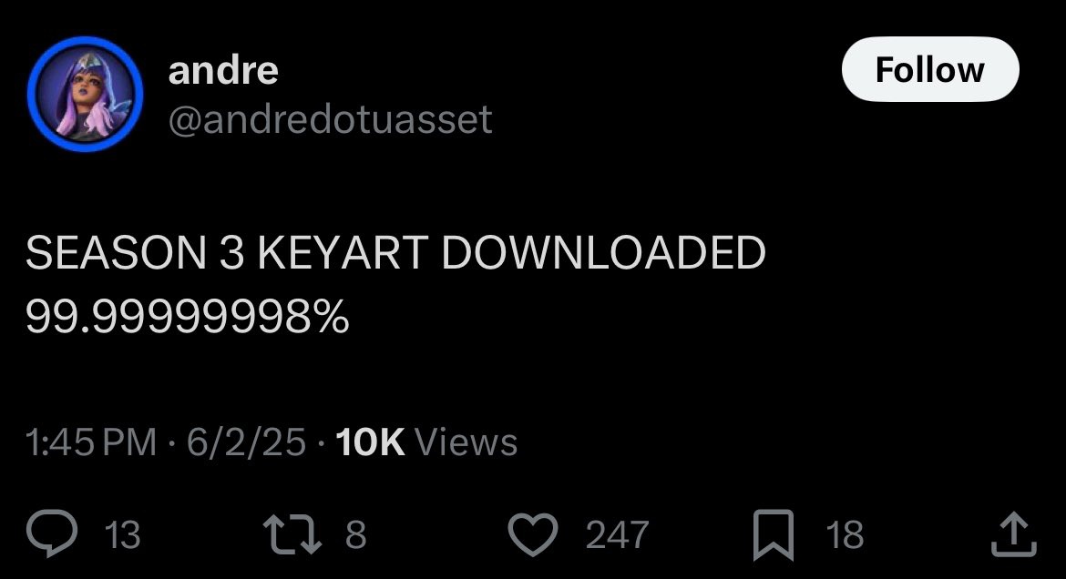 I wonder why people think they have the keyart for the new season,,,