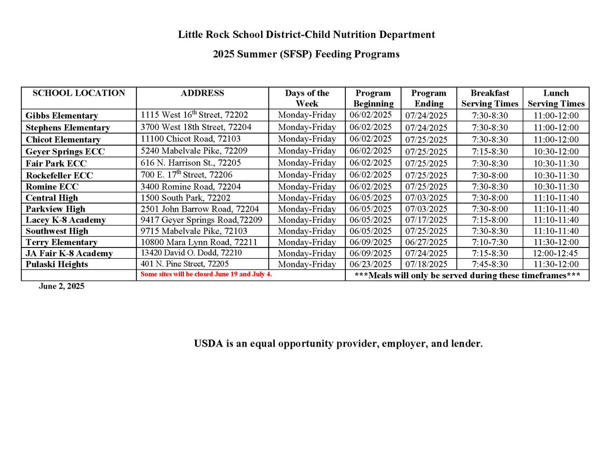 Little Rock School District tweet media