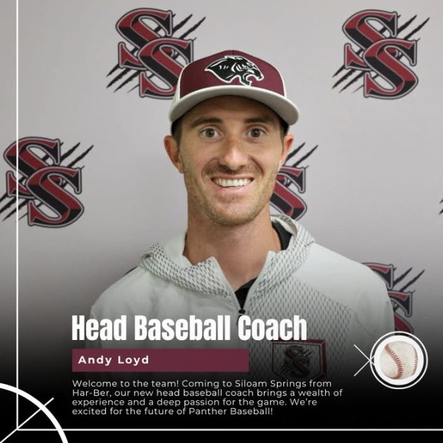 We’d like to congratulate Coach Andy Loyd on becoming the new Head Coach at Siloam Springs! We can’t thank you enough for all you’ve done for our program and players. We are proud for you and excited to see what you will do with your new program! Panthers are getting a good one!