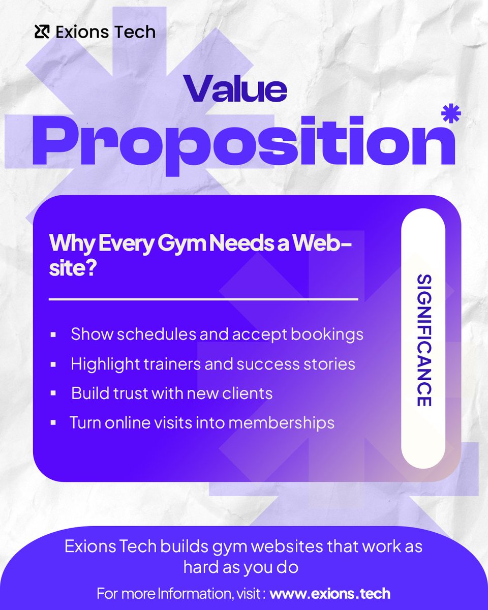 Many gyms struggle to grow because they miss one of four key elements: a strong brand identity, local SEO, a solid retention strategy, and a user-friendly website. Even one gap can cost you clients and revenue. Fix the basics—watch your gym thrive. 💪 

#GymOwners #FitnessMarket