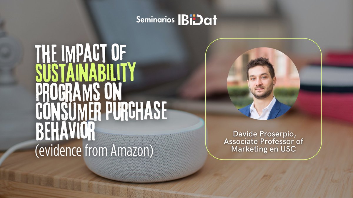 BigData_uc3m's tweet image. 🌿 ¿Los programas de sostenibilidad realmente cambian nuestro comportamiento?

¡Sí! En el caso de Amazon, consiguieron aumentar sus ventas un 13%

Nos lo explica Davide Proserpio (@USC) en el seminario de este miércoles:

📥 Regístrate:
docs.google.com/forms/d/e/1FAI…
