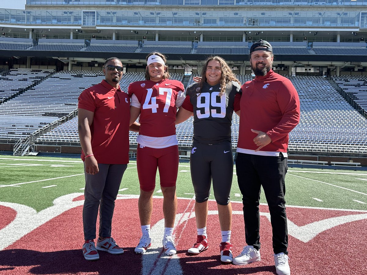 4-7 in Crimson. Thank you for the hospitality for my family and I  last weekend. <a href="/WSUCougarFB/">Washington State Football</a> <a href="/WazzuRogers/">Jimmy Rogers</a> <a href="/CoachBobbit/">Jesse Bobbit</a> <a href="/CoachBibbs52/">Jalon Bibbs</a> <a href="/E_Thompson92/">Everrette Thompson</a> <a href="/Paytonshafer/">Payton Shafer</a> <a href="/Paz_StJohn/">Paz St John ✝️</a> <a href="/LibertyFBLions/">Liberty Lions Football</a> <a href="/coach_hadac/">Coach Isaac</a> <a href="/ppsacademy/">Prepared Performance</a> <a href="/5StarFBRecruits/">5 Star Football Recruiting</a> <a href="/247recruiting/">247Sports Recruiting</a> <a href="/coachthomasfb/">Colin Thomas</a>