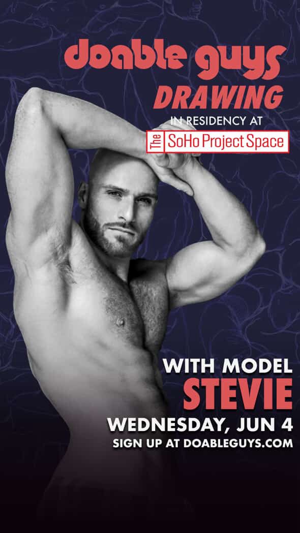 stevie_lo's tweet photo. Hey NYC come check me out on June 4th posing nude for @DoableGuys. 

$20, ($15 for members) Bring your own materials. All skill levels, genders and orientations are welcome

Cum join for nude poses 🍑🍆 and stay for the explosive final pose 💦💦💦💦

🎟️🎟️🎟️🎟️🎟️🎟️
⬇️⬇️⬇️⬇️⬇️⬇️
https://t.co/tSiStoMD6M