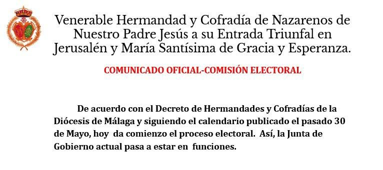 La Comisión Electoral Informa