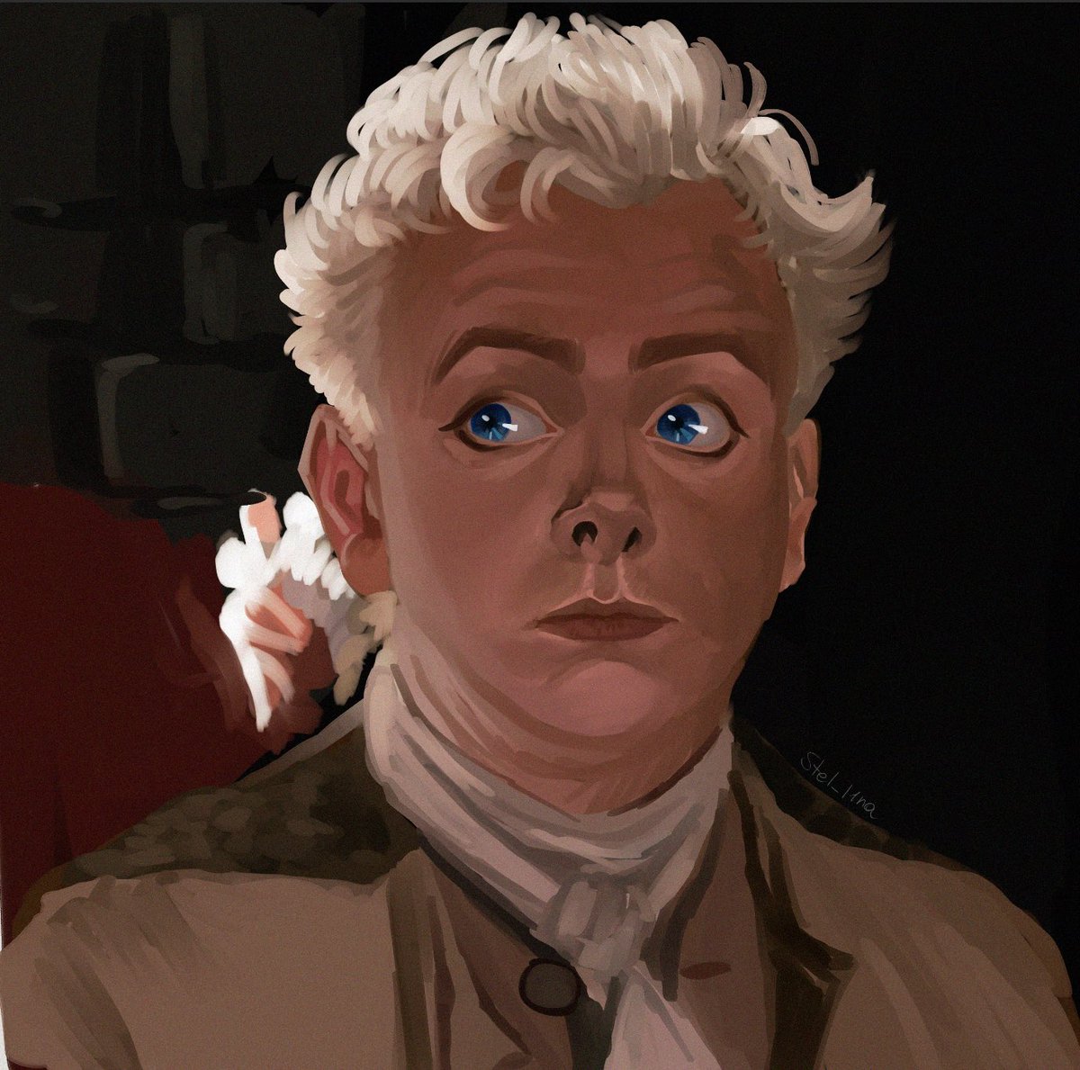 stel_l1na's tweet image. god hes so cunty. Happy pride month
#aziraphale #goodomens #arcaneartstyle #goodomensaziraphale #go #arcane