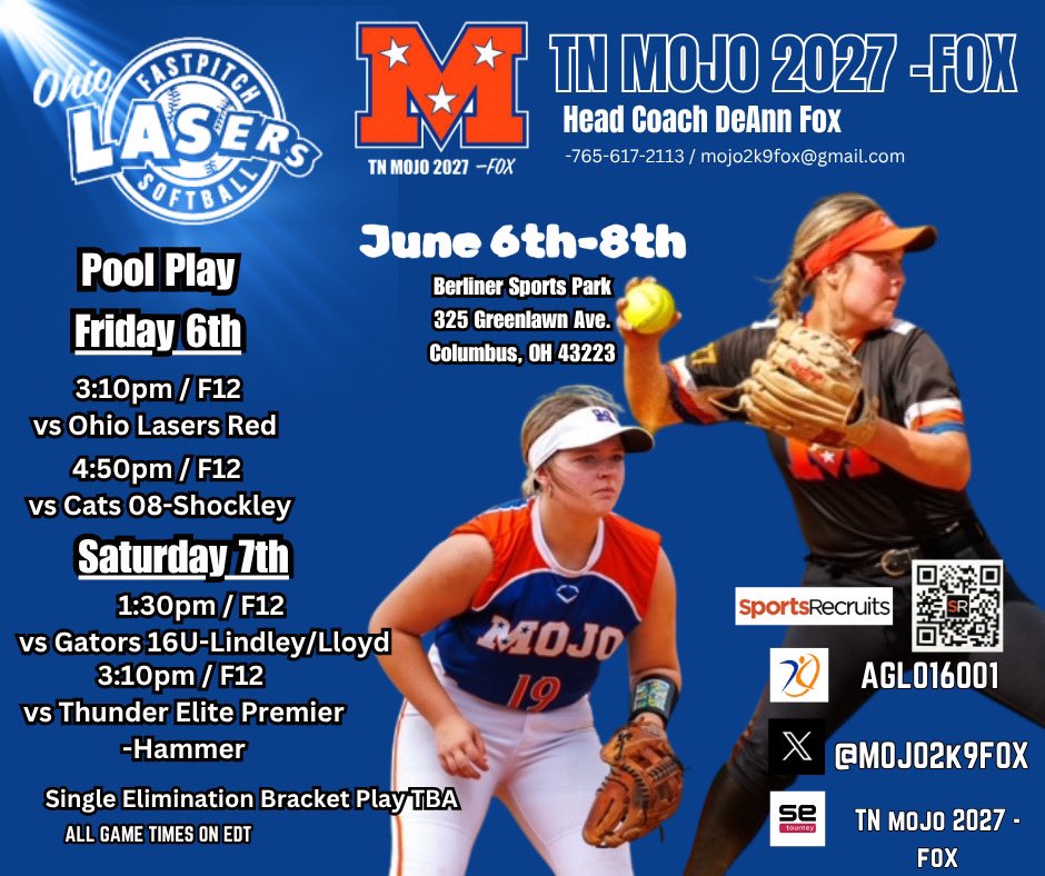 Aubrey Fox (@7aubreyfox) on Twitter photo WE ARE READY! Here is our schedule for this weekend!! <a href="/MOJO2K9FOX/">TN Mojo 2027 Fox</a> <a href="/BallStateSB/">Ball State Softball</a> <a href="/CoachPena_BSU/">Helen Peña</a> <a href="/IndStSoftball/">Indiana State Softball</a> <a href="/CoachWThees/">Windy Thees</a> <a href="/UIndySoftball/">UIndy Softball</a> <a href="/coachferrell15/">Ben Ferrell</a> <a href="/INTechSoftball/">Indiana Tech Softball</a> <a href="/Coach_Zimny/">Z</a> <a href="/PurdueSoftball/">Purdue Softball</a> <a href="/CoachMFrezzotti/">Magali Frezzotti</a> <a href="/FlyerSoftball/">Dayton Softball</a> <a href="/CoachBdunk/">Brittany Duncan-Houghland</a> <a href="/NDsoftball/">Notre Dame Softball</a> <a href="/2Ganeff/">Kris Ganeff</a> WE ARE READY! Here is our schedule for this weekend!! <a href="/MOJO2K9FOX/">TN Mojo 2027 Fox</a> <a href="/BallStateSB/">Ball State Softball</a> <a href="/CoachPena_BSU/">Helen Peña</a> <a href="/IndStSoftball/">Indiana State Softball</a> <a href="/CoachWThees/">Windy Thees</a> <a href="/UIndySoftball/">UIndy Softball</a> <a href="/coachferrell15/">Ben Ferrell</a> <a href="/INTechSoftball/">Indiana Tech Softball</a> <a href="/Coach_Zimny/">Z</a> <a href="/PurdueSoftball/">Purdue Softball</a> <a href="/CoachMFrezzotti/">Magali Frezzotti</a> <a href="/FlyerSoftball/">Dayton Softball</a> <a href="/CoachBdunk/">Brittany Duncan-Houghland</a> <a href="/NDsoftball/">Notre Dame Softball</a> <a href="/2Ganeff/">Kris Ganeff</a>