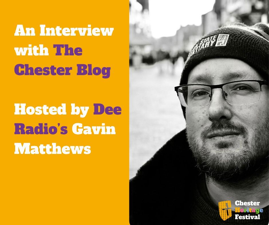 Chester Heritage Festival (@chesterherifest) on Twitter photo Join us on Weds in @ChesterPicturehouse for a live interview where <a href="/GavinM_onair/">๐ ๐ป ๐ผ๐ณ Gav La (not that one)</a>, will ask the man behind <a href="/ShitChester/">12 years of Shitchester</a> about his experiences of Chester over the past 12years.๐Do you have a Q you want the A to? Drop us a DM.
๐๏ธ Book your FREE tickets ๐ buff.ly/zB8qsnS Join us on Weds in @ChesterPicturehouse for a live interview where <a href="/GavinM_onair/">๐ ๐ป ๐ผ๐ณ Gav La (not that one)</a>, will ask the man behind <a href="/ShitChester/">12 years of Shitchester</a> about his experiences of Chester over the past 12years.๐Do you have a Q you want the A to? Drop us a DM.
๐๏ธ Book your FREE tickets ๐ buff.ly/zB8qsnS